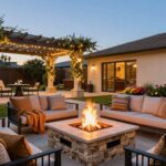 fire pit and patio design