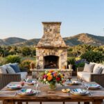 outdoor entertaining space Hill Country