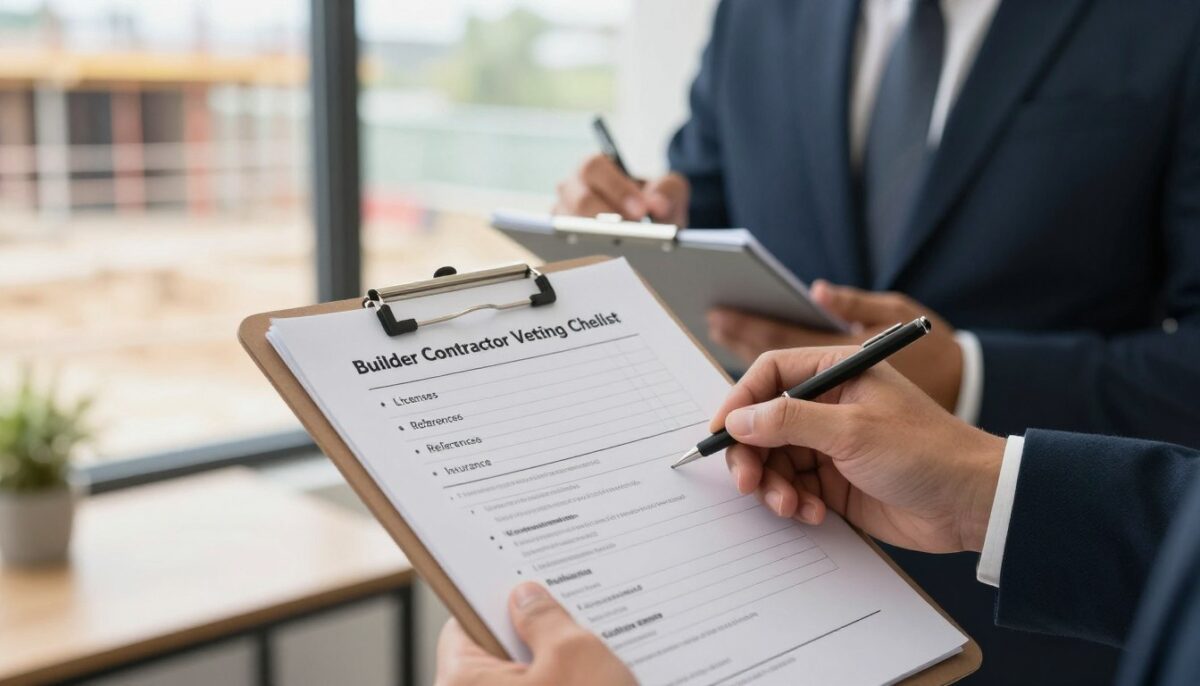 builder contractor vetting checklist builder contractor vetting checklist