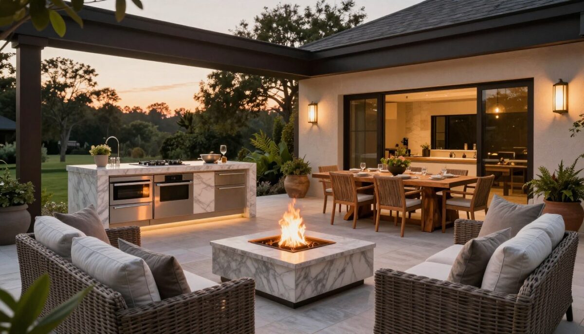 refined outdoor living spaces design