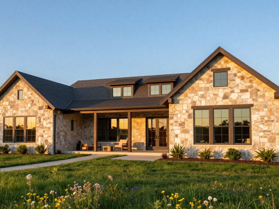 Hill Country ranch home design