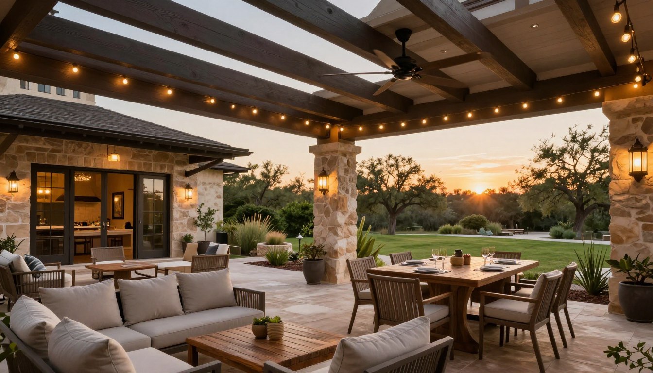 covered patio design San Antonio