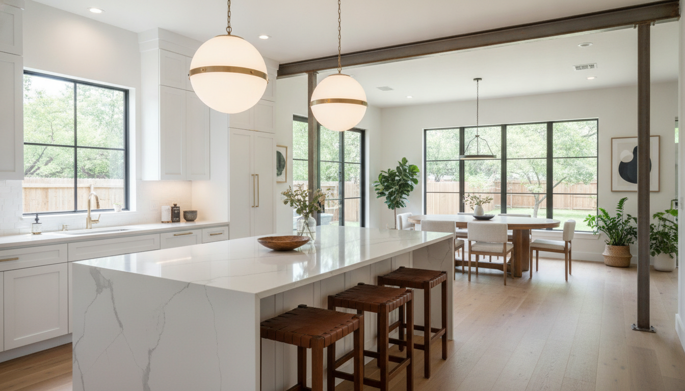 open concept kitchen remodel San Antonio