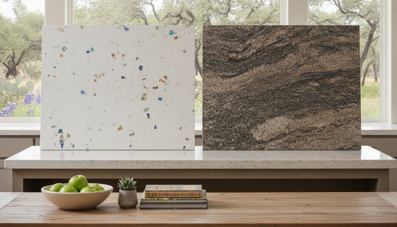 quartz vs granite countertops San Antonio