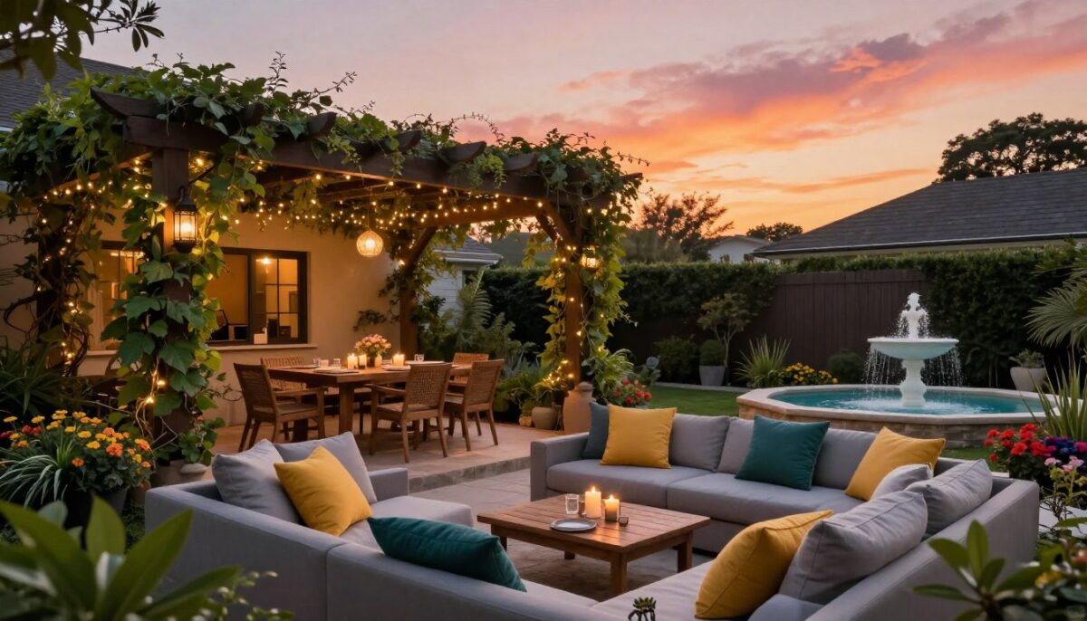 seasonal backyard shade and shelter design