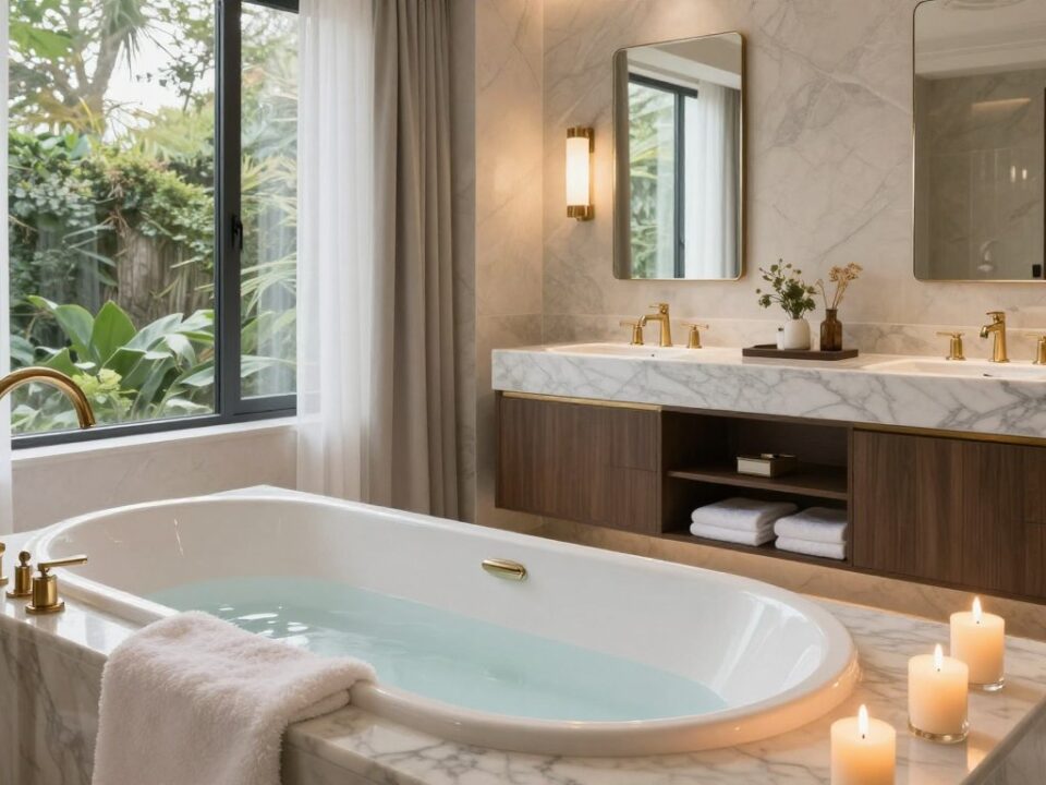 spa-inspired bathroom design San Antonio