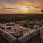Hill Country outdoor living space
