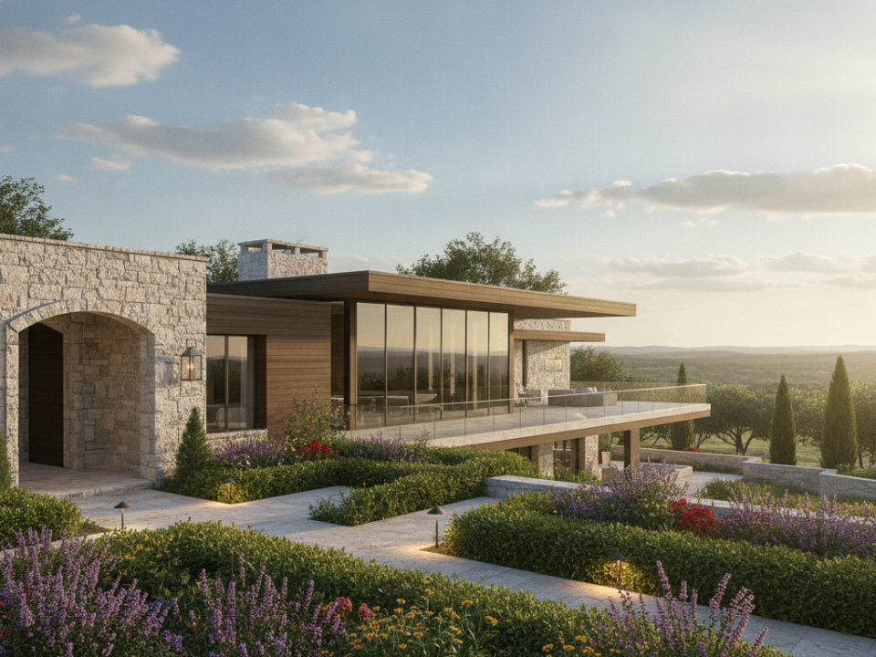 luxury home transformation Hill Country